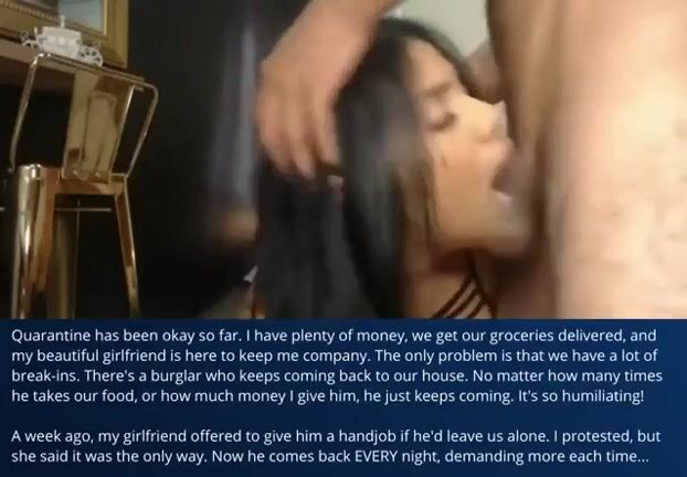 My girlfriend will do anything to get rid of this burglar... But he's only getting bolder!
