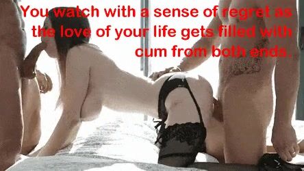 Until now you were the only guy she'd ever fucked and she was loving it