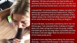 Cuckold Captions: Quarantining with your GF was a mistake, Chapter 18 #3