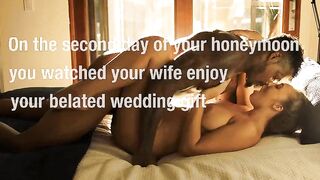 Cuckold Captions: A belated wedding gift #2