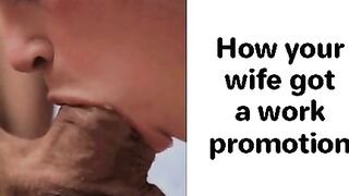 Cuckold Captions: She got a huge bonus and took you on vacation #4