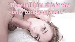 Cuckold Captions: now... tell him... #4