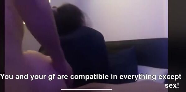 You get rock hard imagining how she's getting dominated but you don't have the guts to actually watch!