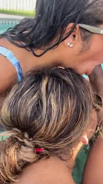 Sharing a BBC in the Hot Tub with his wife, right in the open backyard