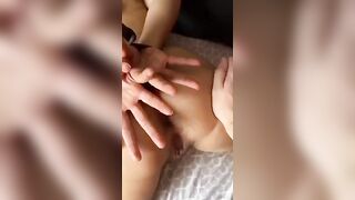 Cuckold: Sexy Asian wife loves it face down and restrained #2