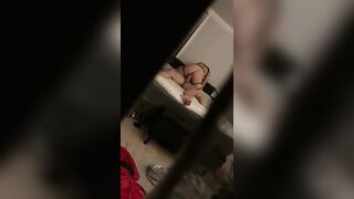 Cuckold: The ultimate cuck scenario: watching from closet #4
