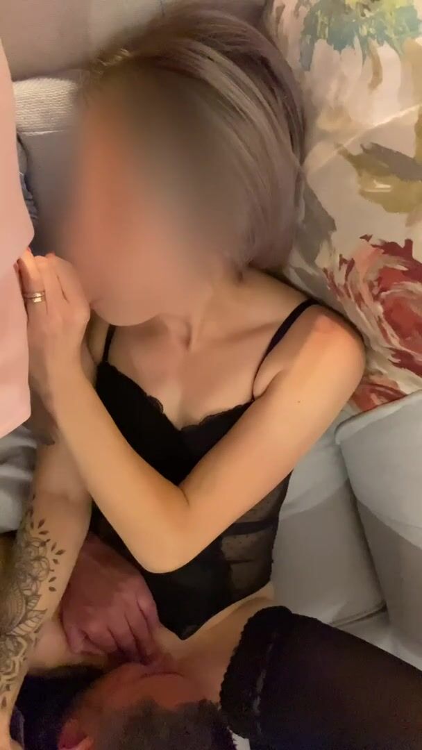 The first time another guy made me cum! I looked at my husband in disbelief I just didn’t expect it