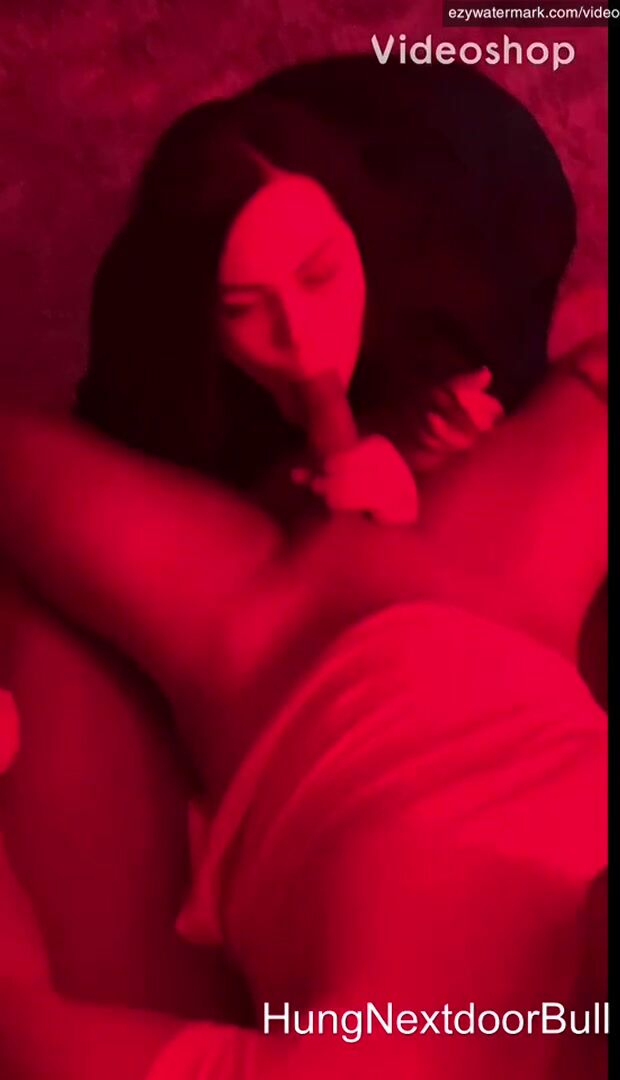 Her first time working another man's cock in front of the fiancé