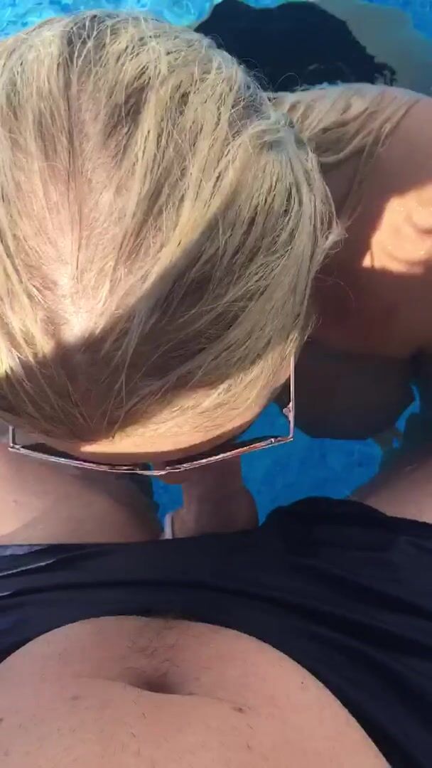 A true hotwife enjoys sucking cock in public