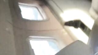 Happy Cuckold: Hotwife joining the blacked mile high club. #3