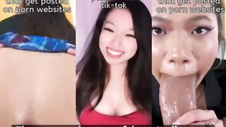 Asian Cuckold Captions: The secret porn♥️♥️ #4