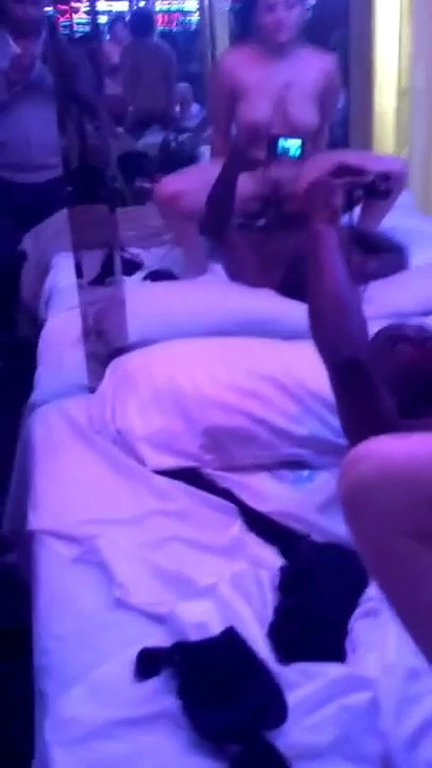 Riding BBC Bareback as Husband Records